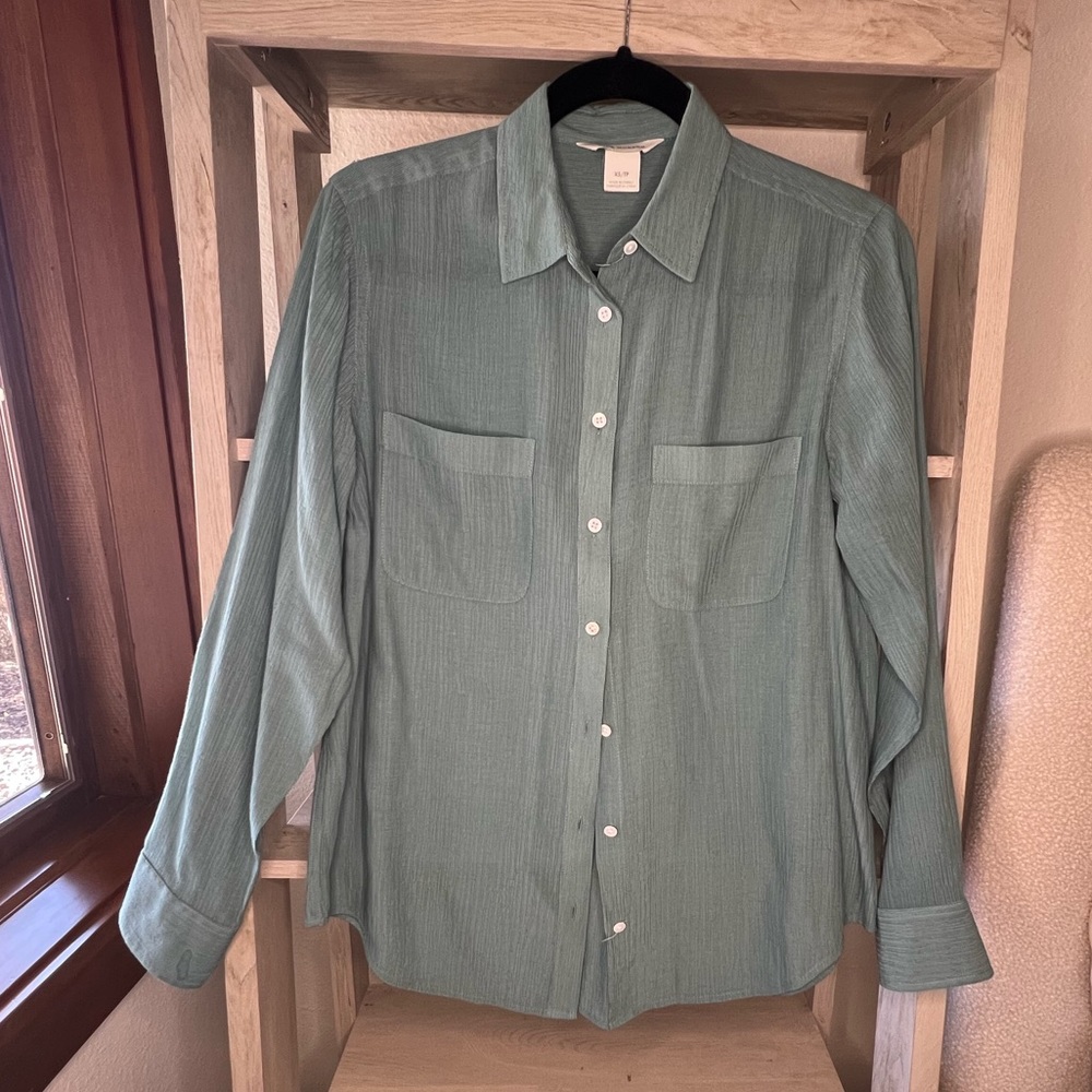 Club Monaco button-up blouse